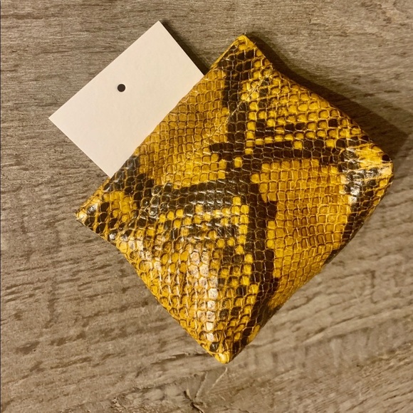 SHOPBOP Georgia Jay Leather Python Pouch. - Picture 5 of 8
